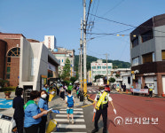 광주 동구, 초등학교 등하굣길 교통안전 캠페인 실시