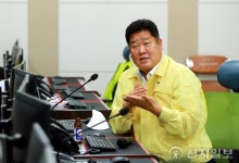 이상호 태백시장, 스마트시티 통합운영센터에서 민선 8기 시정 시작