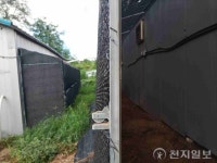 김천시, 바이오커튼으로 돈사 악취 줄여