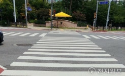 IFEZ 내  사고다발 장소 등에 스마트 횡단보도 설치 완료