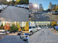 [포토] 출구 이정표 없는 오산시청 주차장