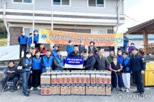 청주동부소방서-하모니라이온스,  경로당에 주택용 소방시설 전달
