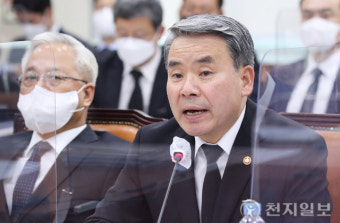 [포토] 답변하는 이종섭 국방장관