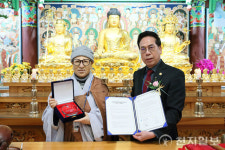 HWPL 서울경기남부지부 강동지회-성운사, 종교 평화 MOU 체결