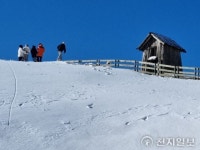 [포토] 대관령 ‘한파 여행’