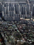[천지일보 포토] 롯데월드 타워서 바라본 강남 아파트 단지