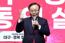 [포토] 정견 발표하는 김재원 최고위원 후보