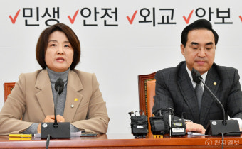 [포토] 발언하는 정의당 이은주 원내대표