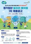 경기도-일자리재단 경기 청년 일자리 매치업 참여자 모집