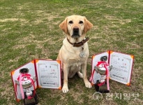 서울호서직업전문학교 반려동물계열 학생, KKC 반려견 종합 훈련 경기대회 1등 수상