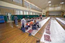 [포토] 익산 산북천 제방 붕괴 위험 주민 대피