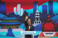 [포토] 2023 세계스카우트잼버리 폐영식 축사하는 한덕수 국무총리