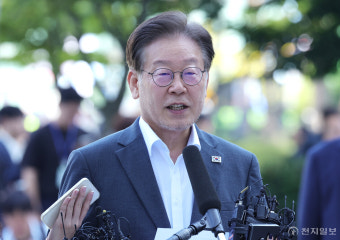 [속보] '쌍방울 대북송금' 의혹 이재명 수원지검 도착