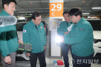 최민호 세종시장, 민방위 비상대피시설 현장점검