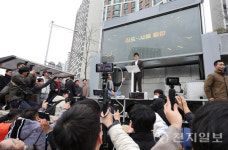 [포토] 김포 라베니체 광장 방문한 한동훈 비상대책위원장