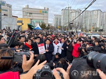 원희룡·한동훈, 계양 유세 