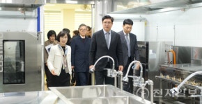 3월 개교 검단꿈유치원·운서중학교 점검 나선 도성훈 교육감