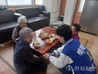 백혜련 수원시을 후보, 밤밭노인복지관·경로당 등 방문
