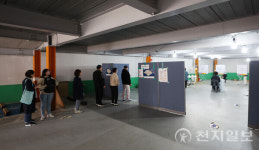 [포토] 주차장에서도 투표