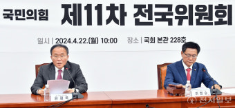 [포토] 발언하는 윤재옥 당대표 권한대행