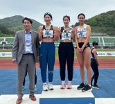 광양시 육상팀, 여수전국실업육상대회 금·은메달 획득