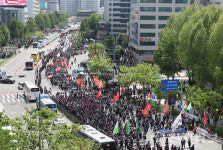 [포토] 세종대로 가득 메운 노동자들