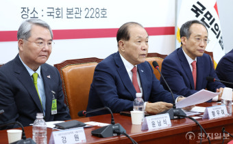[포토] 국민의힘 황우여 비상대책위원장 발언