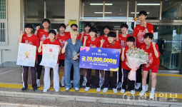 부산 동주여중 졸업생 WKBL 안혜지 선수, 장학금 2천만원 쾌척