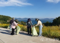 부안군 변산면, 마실길 5코스 플로깅 환경정화활동