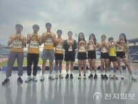 광주체육중학교, 육상 트랙에서 금빛 질주