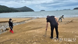 광주학생해양수련원, 고흥 발포해수욕장 주변 정화활동 펼쳐