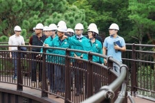 안성시 금북정맥 국가생태문화탐방로 조성사업 최종 현장점검