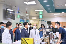 김태흠 충남지사, 추석 앞두고 응급의료 현장 점검 나서
