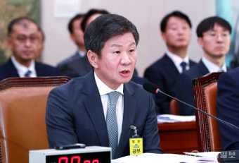 [포토] 의원질의 답변하는 정몽규 대한축구협회장