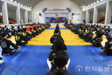 [포토] 2024 제26회 세계흑추관무술대회 개회식 진행
