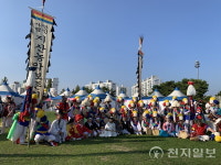 광주광역시 대촌중 광산농악 한국민속예술제 대통령상