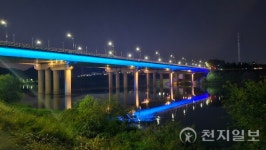 달성군 세천교, 야간경관 명소로 재탄생