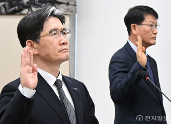 [포토] 증인선서하는 오동운 공수처장