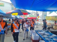 화성소방서, 발안만세시장 일대서 길 터주기·소방출동로 확보 훈련 실시