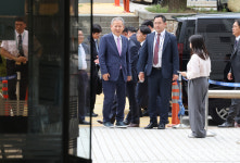 [포토] '내란 중요임무 종사 혐의' 이상민, 영장심사 출석