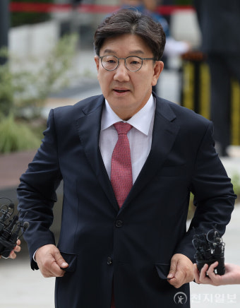[포토] 권성동 의원, 김건희 특검 출석