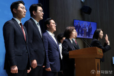 [포토] 국힘 법사위, 서영교·부승찬 비판 기자회견