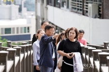 신상진 성남시장, 성남혜은학교 방문… 안전보행로 완공 현장 점검