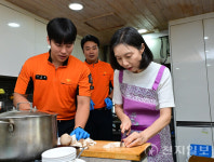 최호정 서울시의장, 서초119안전센터 방문… 소방관 식사 관련 현장 점검