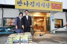 김민석 총리, 청주 만나김치식당 새벽 방문… 천원 아침밥 사업, 여기가 원조네요