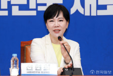 [포토] 전현희 최고위원, 현안 기자간담회