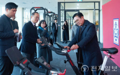 김석필 천안시장 권한대행, 대한민국축구종합센터 축구국가대표 훈련시설 점검