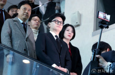 [포토] 국회 소통관 나가는 한동훈