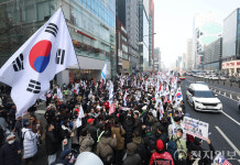 [포토] 강남대로 가득 메운 자유대학