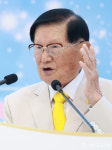 [포토] 말씀 대성회 강연하는 이만희 신천지 총회장